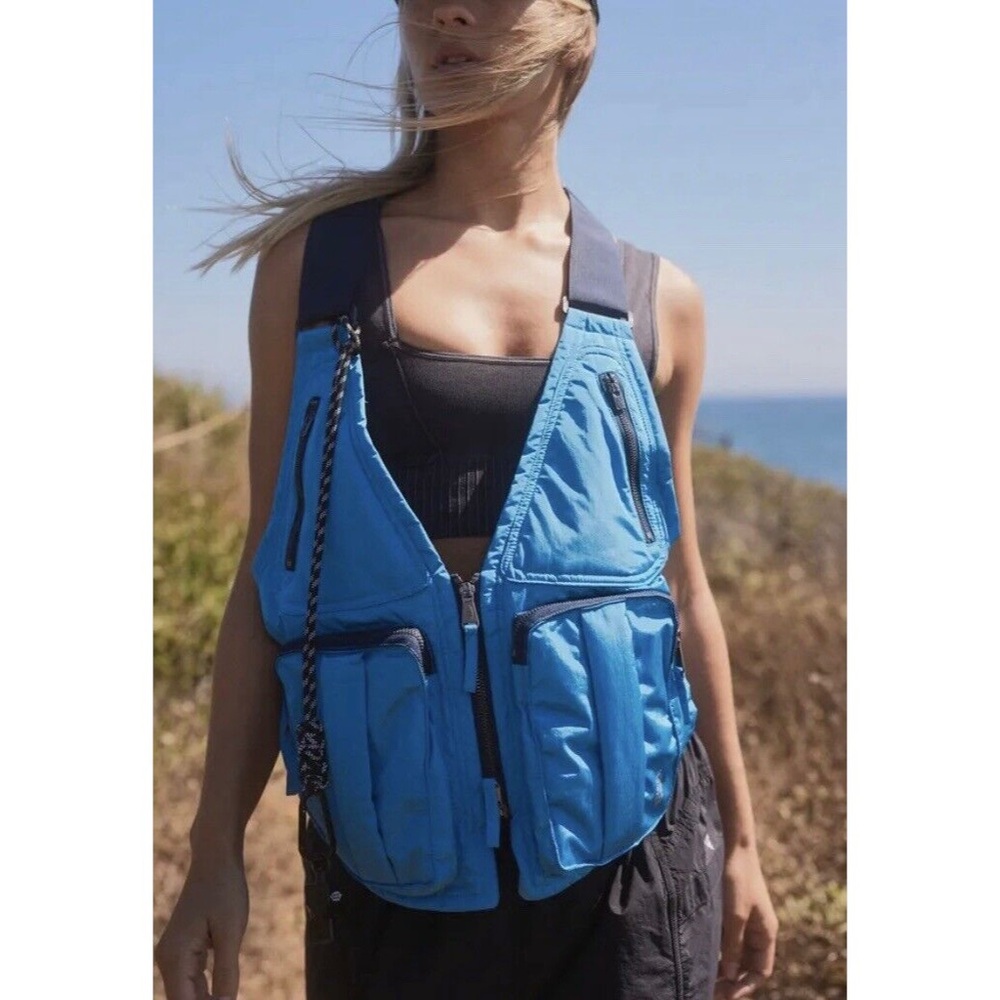 NWOT Free People FP Movement Outdoor Pursuits Utility Vest